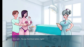 dabby and anon make hot romantic seen in summertime saga part 1