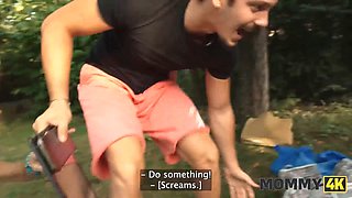 Lola Danger & Valentina Sierra get naughty with young stud on the forest green