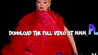 mommy shining in slutty burlesque costume