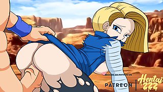 Android 18 Dragon Ball Z Hentai - Compilation #2