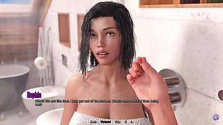 Horny Stepbro Accidently Walks Into His Busty Step Sister in the Shower - 3D Hentai Animated Porn - Life in Santa County