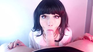 Yumeko Jambami Edges Slave Blowjob, Hugh Cumshot Facial