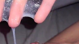 I Wanna Masturbate with Both Hands, but I Hold the Camera. White Sperm Orgasm Compilation Fpov