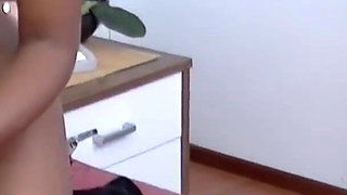 Ebony masseuse gets her pussy licked