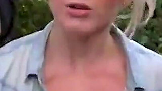 Blonde Brit Chick Dogging Suck Offs