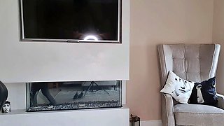 Cute curly brunette solo webcam masturbation