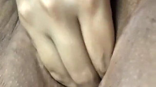 Fingering My Wet Pussy, I Made Cum with My Hand Inside