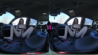 Yessica Pussy Masturbation In The Car