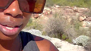 Ebony Couple Hiking Fresh Air and Pornstars