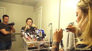 DTFsluts - Busty Blonde Tattooed PAWG Karma Rx Fucked hard by BWC