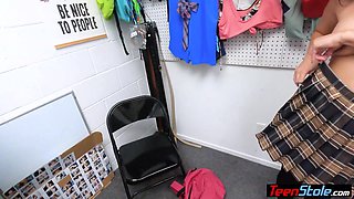 Suspicious teenager shagged hard by officer