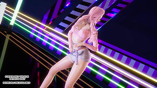 MMD Dia - Woo Woo Seraphine Hot Kpop Dance League of Legends