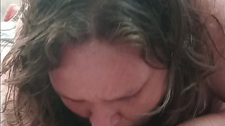 Step mom sucks step sons cock best blowjob ever , better camera quality Very good video to jerk off