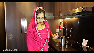 Hot Indian Bhabhi Getting Fucked In Kitchen &amp; Bedroom