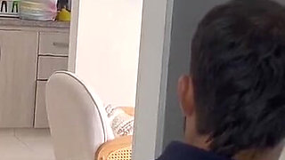 Ups! I'm Very Stupid Being Employed I'd Better Make You a Russian Dick with My Huge Tits in the Pool