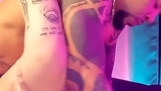 Tattooed Neighbor Fucks for the First Time