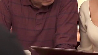 Big Tits Dissatisfied Wife Succumbs to Lust While Being Massaged Right Next to Her Husband.1