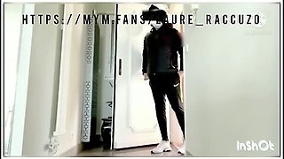 Laure Raccuzo - French Slut Empties The Pizza Delivery Mans Balls! 100% Real