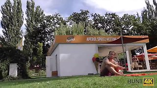 Hunt4k. hunter meets susan ayn on public beach and has Anal Sex with her
