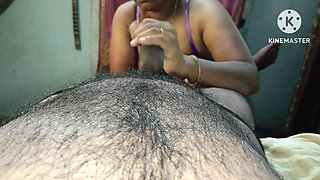 Butyfull Telugu coupls wife soking hasbend coke