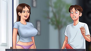 Summertime, visual novel, lets play