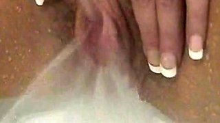 Close up teen pussy gaping action