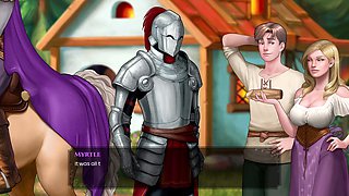 Animated porn game featuring big boobs and playful adventures