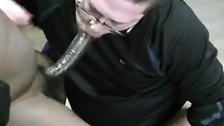 Interracial Blowjob Leads to Facial