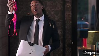 Asian Goldigger Seduces a Rich Guy with a Big Black Cock