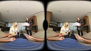 Blonde Orgy Queen Mesmerizes in Ultra POV Heat