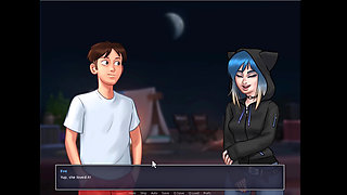 Summertime Saga - Jenny got pregnant - Diana gave me a handjob under the table - new science project is amazing FH