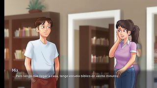 Running errands for the professor and getting caught in summertime saga