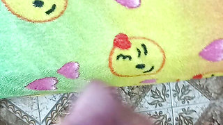 Beautiful girlfriend sucking deep throat loves