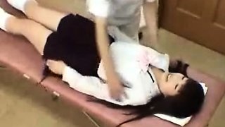 Japanese Schoolgirl Sex Massage Fake Masseur Spycam