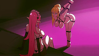 When Two Lesbian Lovers Volunteer to Evaluate the Demon Realm's Most Provocative Anal Toy!