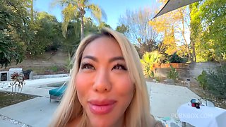 Pov - A Sloppy Blowjob, Breast Fuck, & Balls Licking From Victoria Lui