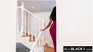 Stacked Babe & BF Spitroast Petite Cutie - Amari Anne, Zoey Sinn - AllBlackX