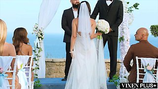 VIXENPLUS Stunning Bride Has First Anal Experience At Hotel Vixen