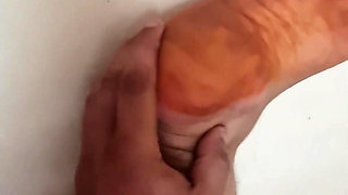 Moroccan BBW Wife Traditional Henna Super Sexy Feets.. Hot Pussy