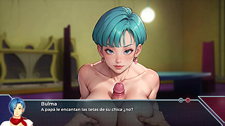 Divine Adventure - Filling Bulma's Tits and Yancha's Task with Milk