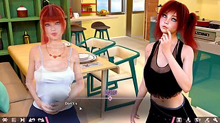 Visual novel, double homework, sexnote