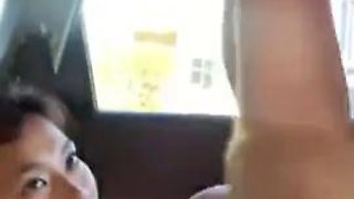Asian amateur teen with big booty fucked in car I meet her at tonaughty.com