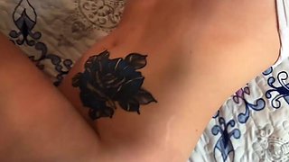 She cheats on her boyfriend and talks to him on the phone while I ma fucking her