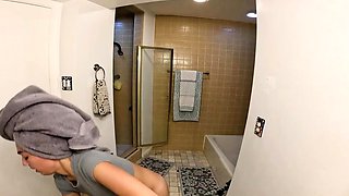 she's a little slut indoors