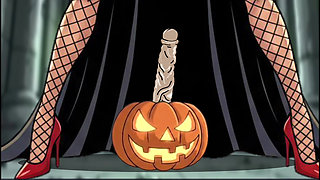 Maleficent and the Magic Pumpkin. Halloween Cartoon