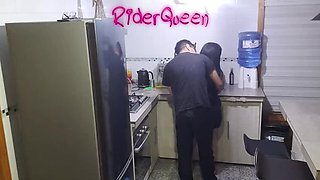 Stepson pounds curvy stepmom RiderQueen hard in homemade fuck