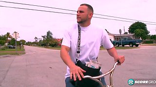 The Newspaper Fellow Gets Some COUGAR Booty