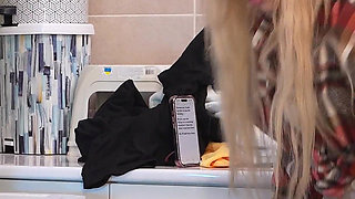 Laundry Day with the Juicy Neighbour