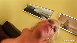 Seeking psychiatric consultation the blonde with big tits ended up fucking at the doctors office