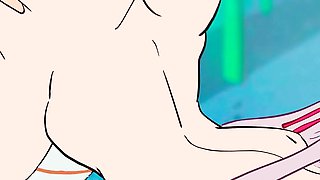 Alya Fainted on Purpose When She Saw the Old Man's Naked Cock! a Parody of a Hentai Cartoon!